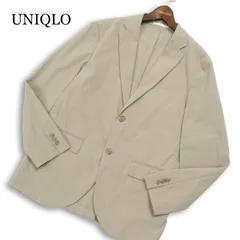 UNIQLO ユニクロ 春夏★ 感動ジャケット ウルトラライト コットンライク テーラード ジャケット Sz.L メンズ