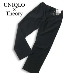 【新品 未使用】 UNIQLO × Theory ユニクロ × セオリー 春夏★ 【感動イージーパンツ】 トラウザー パンツ Sz.S メンズ 黒