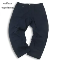 uniform experiment ユニフォームエクスペリメント 通年★ テーパード パンツ 日本製 Sz.3 メンズ 紺 ネイビーのサムネイル