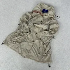 バーバリー ブルーレーベル 正規品 ロング フード コート ジャケット 36