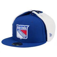 ニューエラ メンズ アクセサリー 帽子 Mens New Era Blue New York Rangers Injection Dog Ear Classic Fitted Hat Ran Blue ブルーのサムネイル
