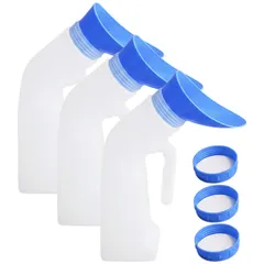SakuraLovely8 男女兼用 しびん 尿器 採尿器 介護 こぼれない 尿瓶 立て置き可能 (３個セット) [３個セット]のサムネイル