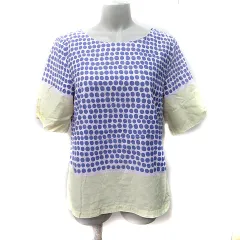 マリメッコ marimekko シャツ ブラウス プルオーバー 半袖 ドット 36 S マルチカラー /YI