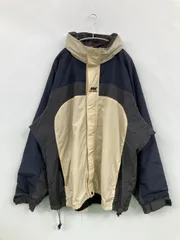 HELLY HANSEN ヘリーハンセン マウンテンパーカー XL ブラック ナイロン 無地 ブランドロゴ ミドル丈 ライナー取外し可 フードなし