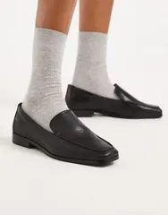 アルド レディース シューズ スリッポン・ローファー レザー Aldo Carrobreria loafers leather Black ブラックのサムネイル
