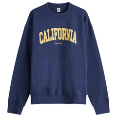 スポーティ アンド リッチ レディース アウター パーカー・スウェット クルーネック Sporty Rich California Crewneck Navy GoldWhite ホワイトのサムネイル