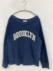 BEAUTY&YOUTH UNITED ARROWS ビューティアンドユースユナイテッドアローズ スウェット ネイビー 前面プリント 長袖