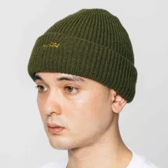 XLARGE エクストララージ ニットキャップ/ビーニー ONE SIZE カーキ