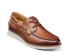 弗洛舍姆男鞋 FlorsheimLaunch 船鞋 幹邑色