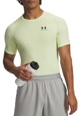 アンダーアーマー メンズ トップス シャツ Under Armour Mens HeatGear Compression TShirt Fade GreenBlack ブラック