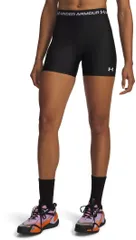 アンダーアーマー レディース ボトムス ハーフパンツ・ショーツ ショートパンツ Under Armour Womens HeatGear Middy 5 Shorts Ultimate BlackWhite ホワイト