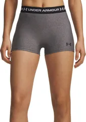 アンダーアーマー レディース ボトムス ハーフパンツ・ショーツ ショートパンツ Under Armour Womens HeatGear Shorty 3 Shorts Charcoalight HeatherBlack ブラック