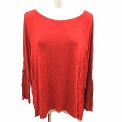 ザラ トラファルック ZARA Trafaluc ニット カットソー ドルマンスリーブ 長袖 M 赤 レッド /YK
