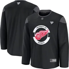 ファナティクス メンズ トップス シャツ ジャージー Fanatics NHL Mens Detroit Red Wings 20242025 Alternate Practice Jersey NoColor レッド