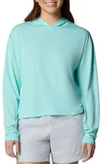 コロンビア レディース アウター パーカー・スウェット Columbia Womens PFG Solar Stream Hoodie Gulf Streamのサムネイル
