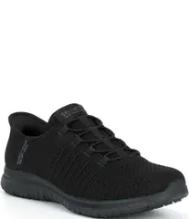 スケッチャーズ レディース シューズ スニーカー Skechers Womens Hands Free SlipInsR Work Virtue Valsea SlipResistant Sneakers Black ブラック