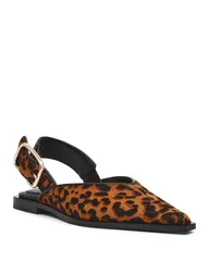 スティーブ マデン レディース シューズ パンプス STEVE MADDEN Womenshay Slingback Flats Leopard アニマル