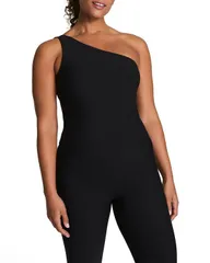 スパンク レディース トップス シャツ SPANX Baressentials One Shoulder Top Very Black ブラックのサムネイル