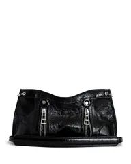 ザディグ エ ヴォルテール レディース バッグ ヴィンテージ Zadig Voltaire Sunny Moody Vintage Patent Crossbody Noirのサムネイル