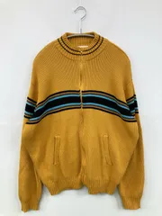 LAGUA GEM ラグアジェム ブルゾン FREE オレンジ コットン ボーダー柄 ライン柄 ショート丈 フードなし ジップアップ