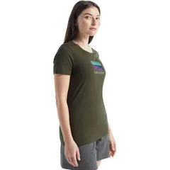 アイスブレーカー レディース トップス Tシャツ Icebreaker Tech Lite II Trailhead TShirt Womens Lodenのサムネイル