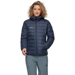 マムート レディース アウター ジャケット・ブルゾン フーデッドジャケット Mammut Crag IN Hooded Jacket Womens Marineのサムネイル