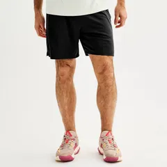 Tek Gear レディース ボトムス ハーフパンツ・ショーツ ショートパンツ Mens Tek Gear 7 in Dry Tek Shorts Mineral Black ブラック