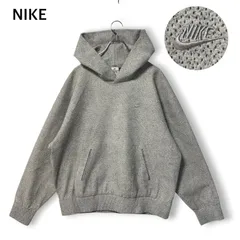 NIKE ナイキ テックパック サーマフィットADV プルオーバー パーカー 高機能 保温性抜群 軽量 スタイリッシュ グレー 灰色 メンズ XL ポリエステル100% スポーツ 街着