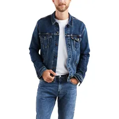 リーバイス レディース アウター ジャケット・ブルゾン デニム Mens Levis Trucker Denim Jacket Colusa デニム