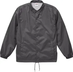 ユナイテッドアスレ UnitedAthle ナイロン コーチ ジャケット   裏地付   705901XX 175 セメント