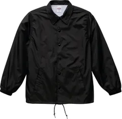 ユナイテッドアスレ UnitedAthle ナイロン コーチ ジャケット   裏地付   705901XX 2 ブラック