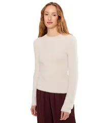 ヴィンス レディース アウター ニット・セーター クルーネック Vinceyelash Crew Neck Sweater Chiffonのサムネイル