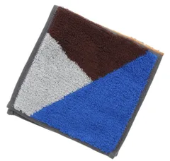 【人気商品】オッタ ハンカチ 17-24 ハーフタオル 約25×12.5cm ブルー 今治タオル 田中産業 ビームス) BEAMS(ビーピーアール bPr