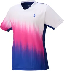 ゴーセン GOSEN テニス レディースゲームシャツ トップス 半袖Tシャツ 吸汗速乾 消臭機能 日本ソフトテニス連盟審査合格品 日本バドミントン協会審査合格品 着替え 部活 クラブ活動  T2541 30 ホワイト