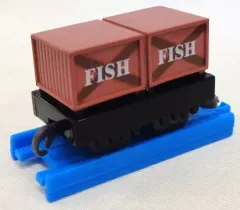 【中古】おもちゃ 10.貨物貨車+直線レール 「カプセルプラレール きかんしゃトーマス みなとのかくれんぼ編」