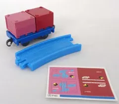 【中古】おもちゃ EF200電気機関車(コンテナ車A+曲線レール) 「カプセルプラレール 今も昔も力持ち!新旧機関車編」