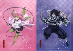 【中古】クリアファイル 甘露寺蜜璃＆伊黒小芭内 A4クリアファイル2枚セット 「アニプレックス オンラインくじ 劇場版 鬼滅の刃 無限城編 第一章 猗窩座再来 ～無限城決戦開幕～」 E賞