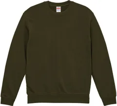 ユナイテッドアスレ UnitedAthle 10.0オンス クルーネックスウェット パイル/アダルト  XXL  504401X 33 オリーブ