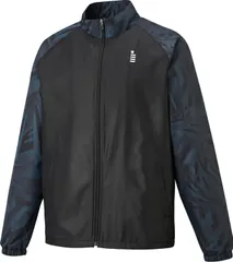 ゴーセン GOSEN テニス ウィンドウォーマージャケット ユニセックス 硬式 ソフトテニス バドミントン アウター ジャンパー 防寒 冬 ウォームアップ 保温 撥水 防風 裏起毛  Y2540 39 ブラック