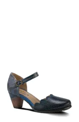 スプリングステップ レディース シューズ ヒール LArtiste by Spring Step LArtiste Parchelle Pump Navy Multi Leather ネイビー