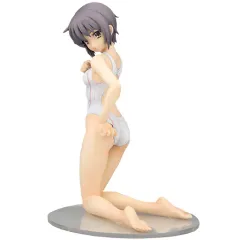 【中古】フィギュア 長門有希 水着キャラアニ限定カラーver.(白) 「涼宮ハルヒの憂鬱」 1/8 PVC塗装済み完成品