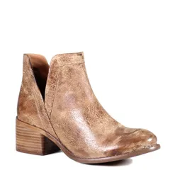 ディバトゥルー レディース シューズ ブーツ・レインブーツ ヴィンテージ レザー Diba True WORK NERD vintage leather bootie Tan タン