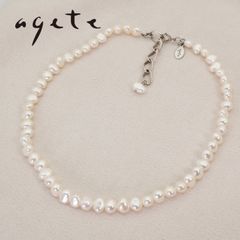 美品♪ COUGUE 淡水バロックパール ネックレス イヤリング 両耳 セット