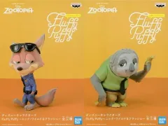 【中古】フィギュア 全2種セット 「ディズニーキャラクターズ」 Fluffy Puffy～ニック・ワイルド＆フラッシュ～