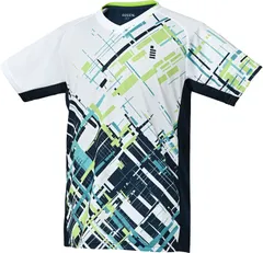 ゴーセン GOSEN テニス ゲームシャツ ユニセックス トップス 半袖Tシャツ 吸汗速乾 日本ソフトテニス連盟審査合格品 日本バドミントン協会審査合格品 着替え 部活 クラブ活動 サークル  T2520 30 ホワイト