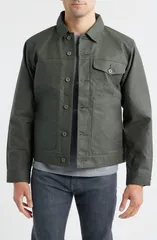 フィルソン メンズ アウター ジャケット・ブルゾン コットン Filson Short Waxed Cotton Cruiser Jacket Castor Gray グレーのサムネイル