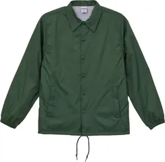 ユナイテッドアスレ UnitedAthle ナイロン コーチジャケット ライニング付   705901 241 フォレストグリーン