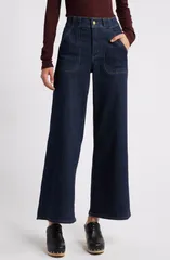 フレーム レディース ボトムス デニムパンツ ワイドレッグ ハイウエスト ジーンズ FRAME Modern High Waist Wide Leg Jeans Rinse
