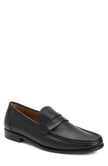 ブルーノマグリ メンズ シューズ ローファー Bruno Magli Lombardo Wrapped Moc Toe Penny Loafer Black Calf ブラックのサムネイル