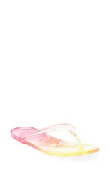 ジェフリー キャンベル レディース シューズ サンダル Jeffrey Campbell Beach Day Jelly Flip Flop Yelllow Fuchsia Gradient フューシャ